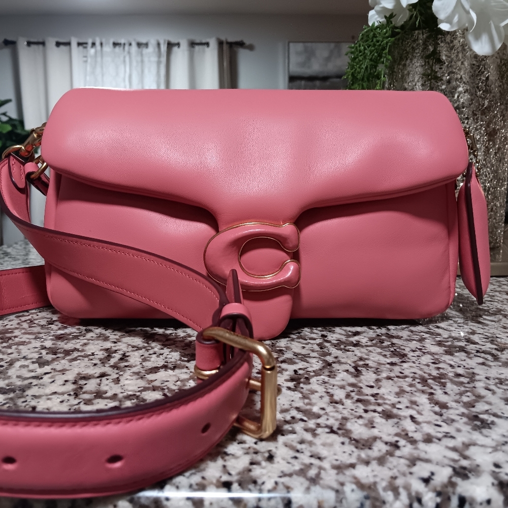 Coach Pink Leather Tabby Purse